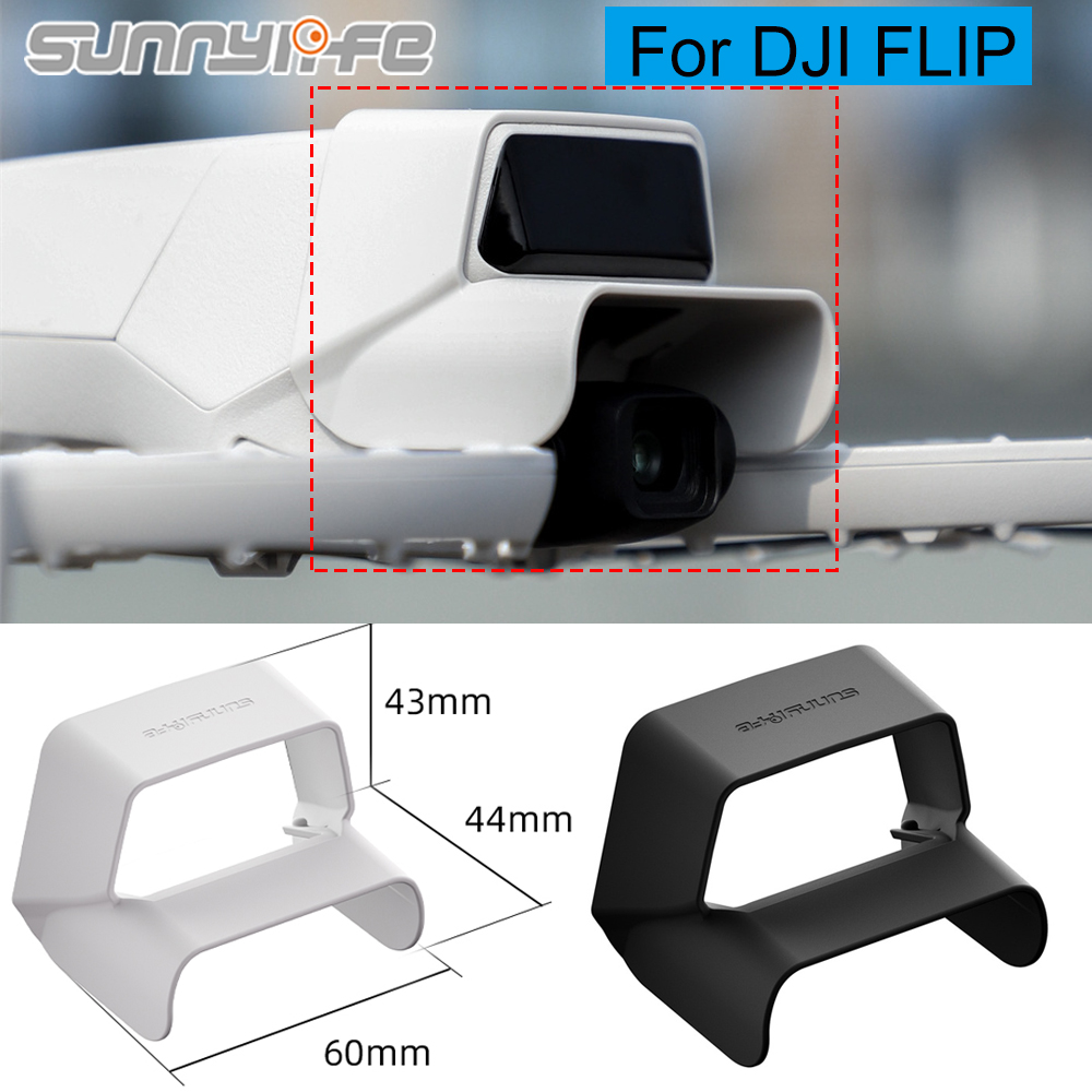 Drone Gimbal Case - Sunnylife レンズカバー DJI フリップドローンジンバルレンズフードアンチスクラッチカメラガードサンシェードレンズプロテクターキャップ DJI フリップケース用
