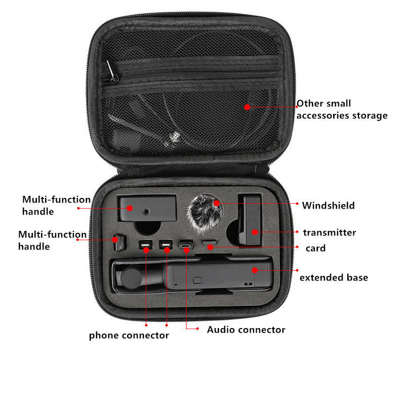 ポケットカメラポータブルケースハンドバッグハンドル/送信機/ - Drone Gimbal Case のレビューと価格