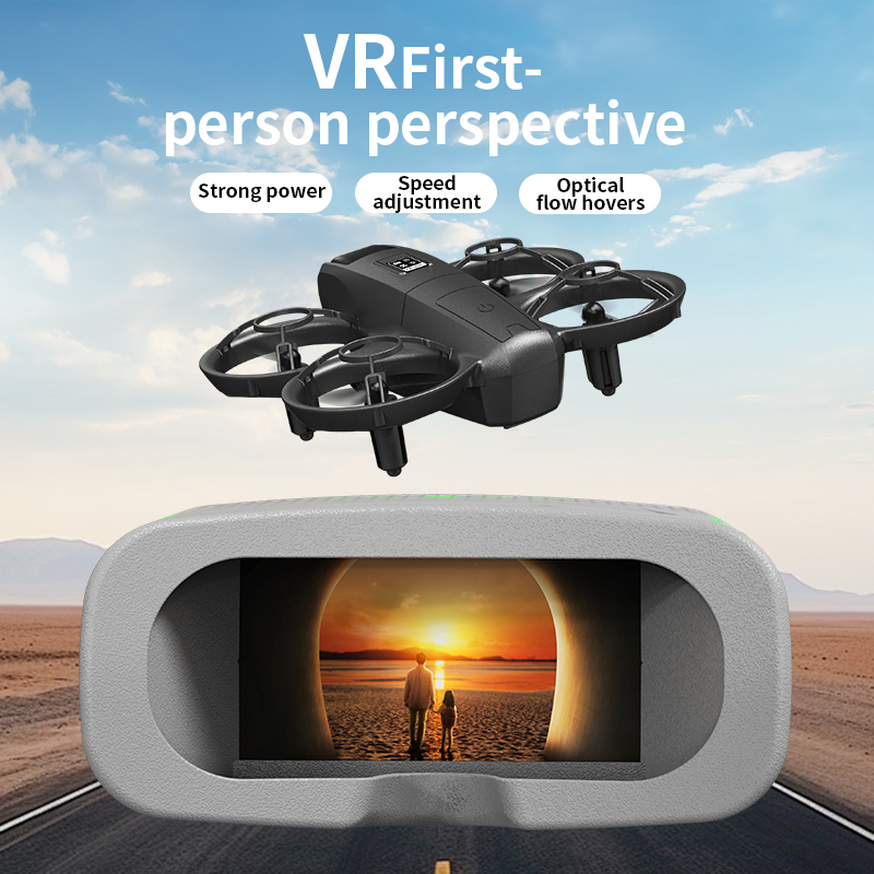 初心者向け4Kデュアルカメラドローン VRヘッドセット搭載  - Drone Gimbal 3 Axis のレビューと価格