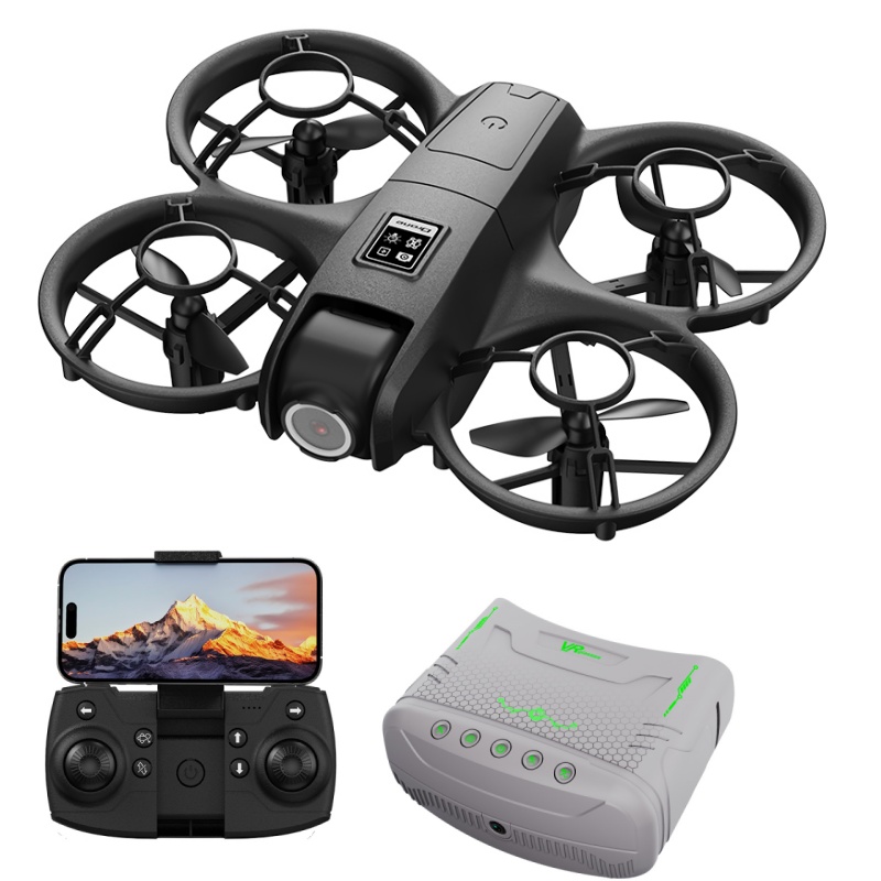 初心者向け4Kデュアルカメラドローン VRヘッドセット搭載  - Drone Gimbal 3 Axis のレビューと価格