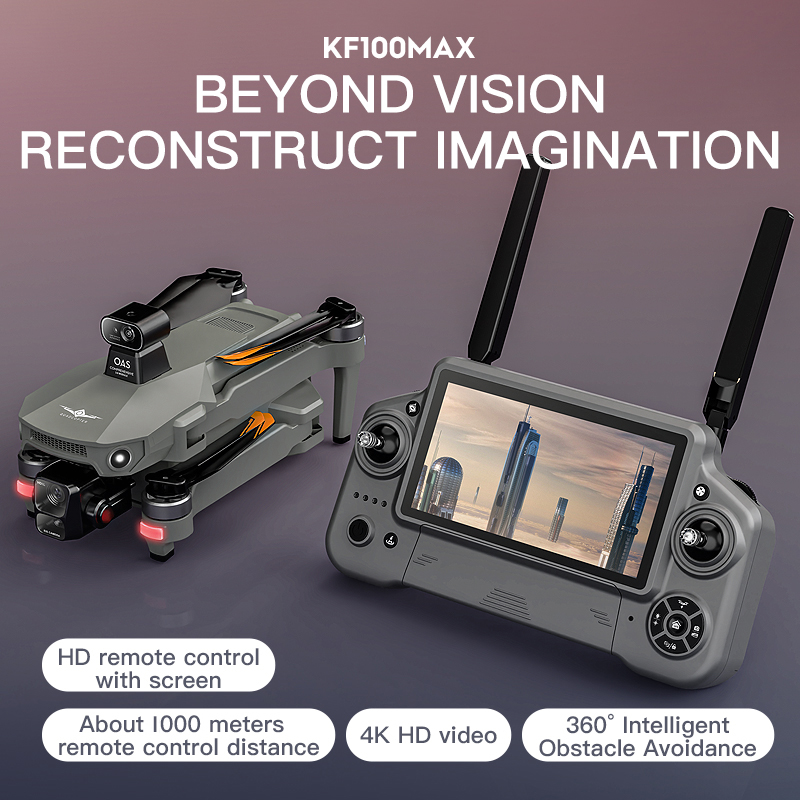 KF100 MAX GPSドローン 4Kカメラ 3軸ジンバル - Drone Gimbal Brushless のレビューと価格