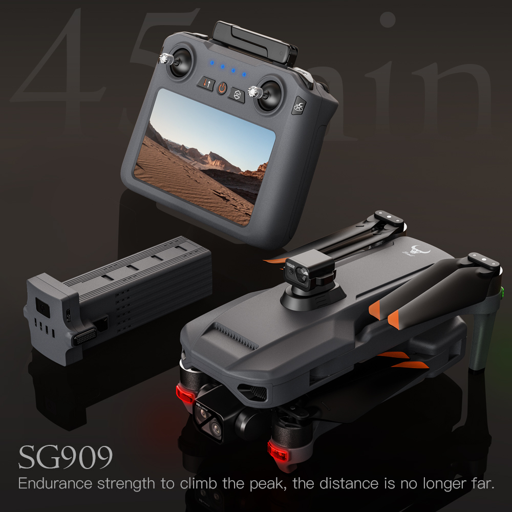 Teeggi SG909 MAX GPS ドローン 4K カ - Drone Gimbal 3 Axis のレビューと価格
