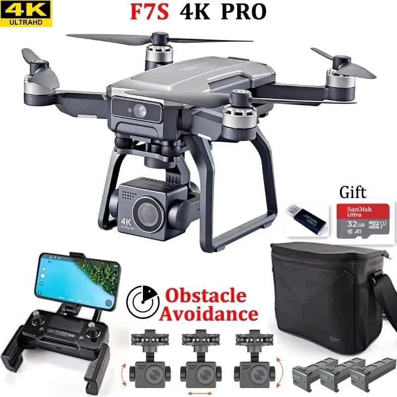 SJRC F7s 4K PRO ドローン 4K 障害物回避  - Drone Gimbal Brushless のレビューと価格