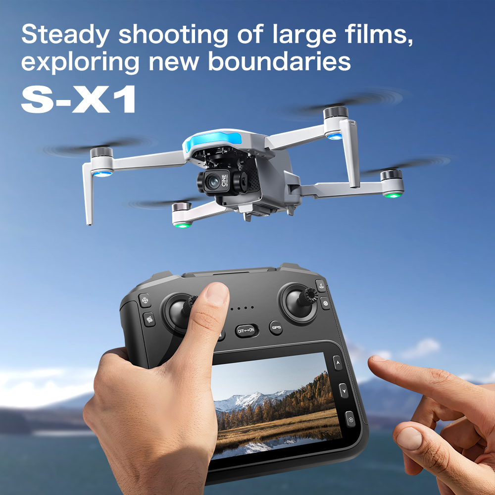 レノボ S-X1 GPS ドローン 8K HD プロフェッシ - Drone Gimbal 3 Axis のレビューと価格