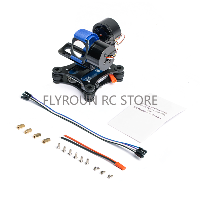 2軸/3軸ブラシレスジンバルフレームモーターBGC2.0コン - Drone Gimbal For Gopro のレビューと価格