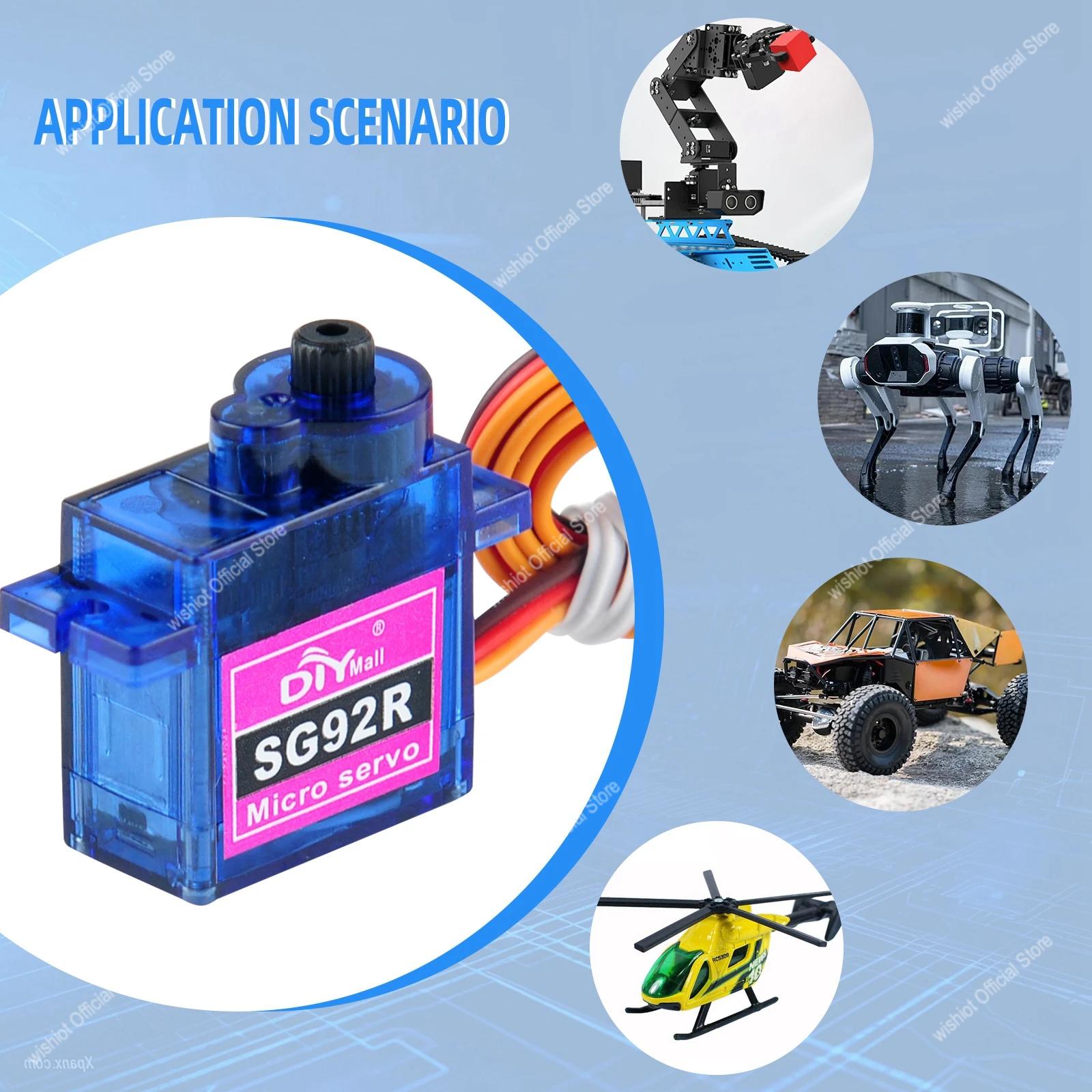 SG92R マイクロサーボモーター 4.8-6V 360/2 - Drone Gimbal Controller のレビューと価格