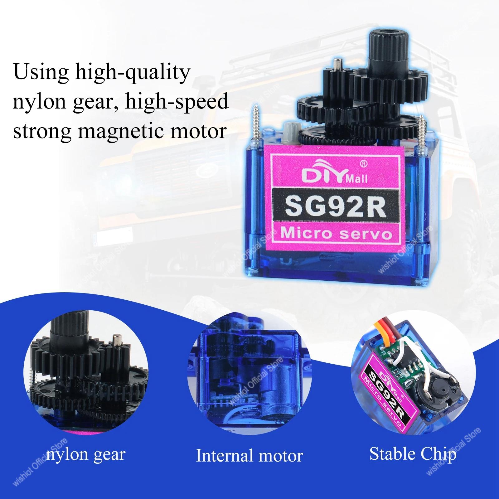 SG92R マイクロサーボモーター 4.8-6V 360/2 - Drone Gimbal Controller のレビューと価格