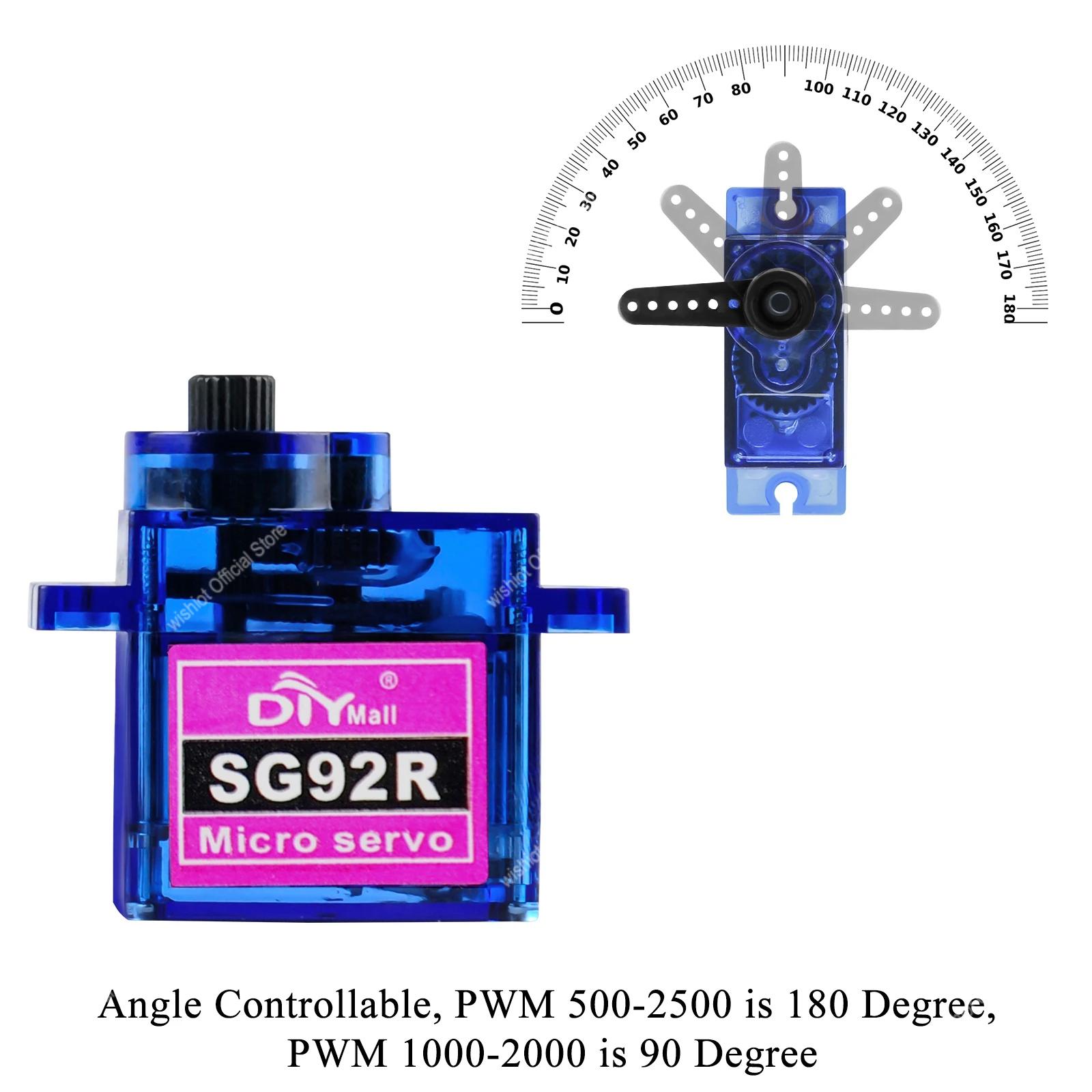 SG92R マイクロサーボモーター 4.8-6V 360/2 - Drone Gimbal Controller のレビューと価格